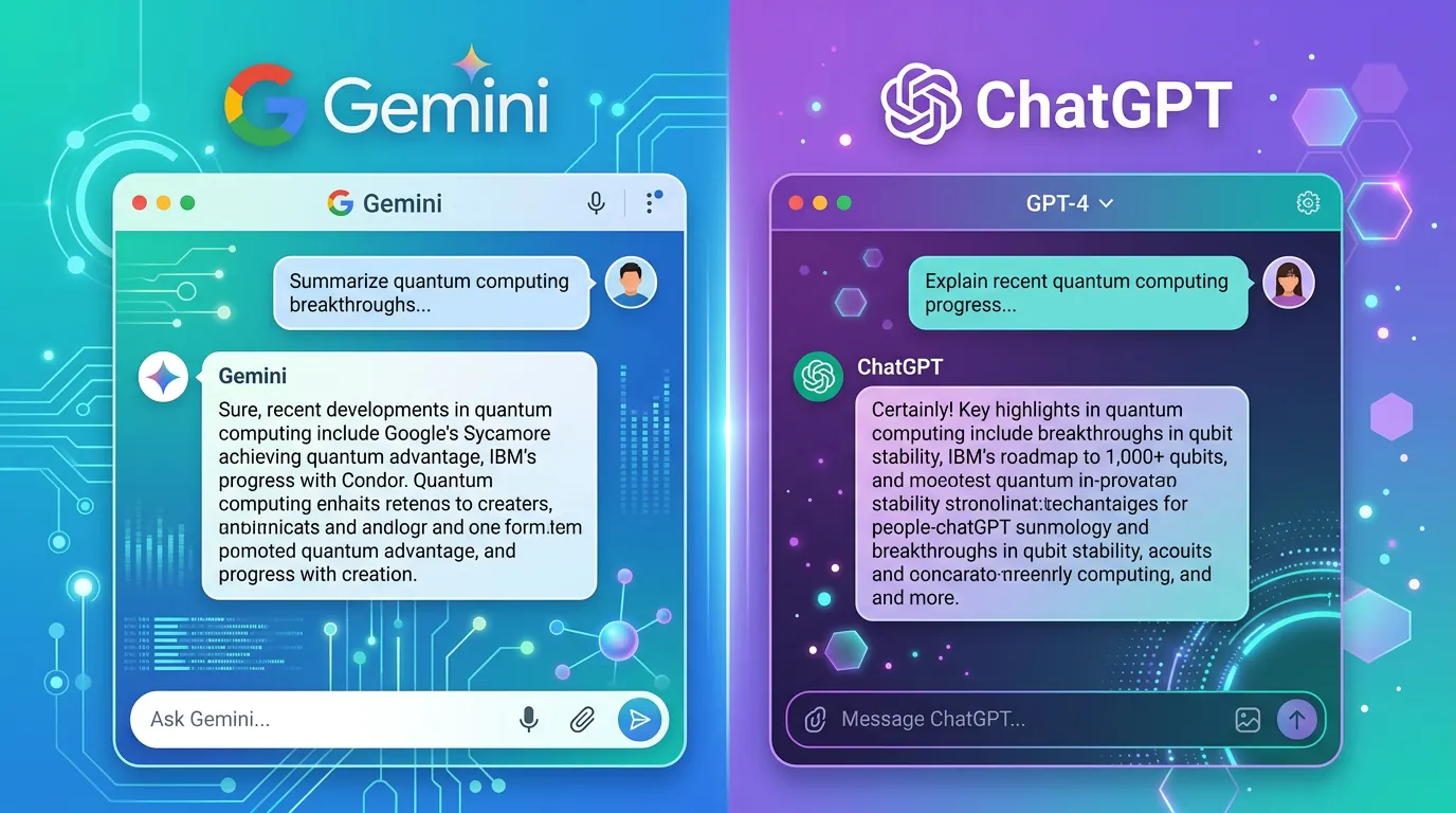 Gemini vs ChatGPT: Which AI Is Better? [2026]