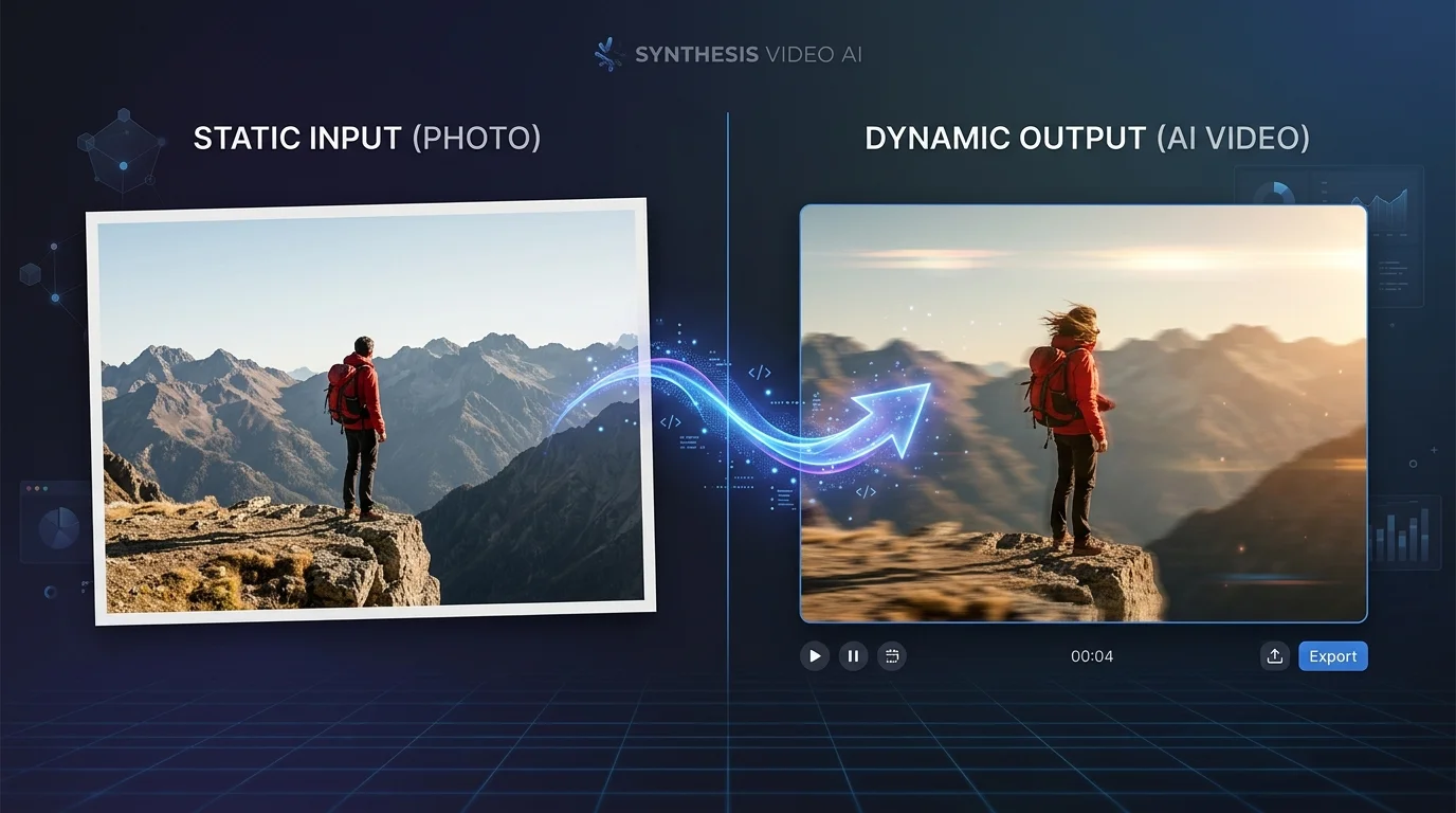 Kling 3.0 Pro transforming a static image into cinematic video with natural motion